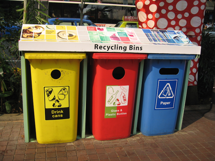 recycling bins in Philadelphia
